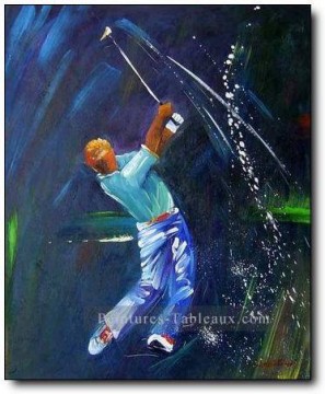 yxr0041 impressionnisme sport golf Peinture à l'huile